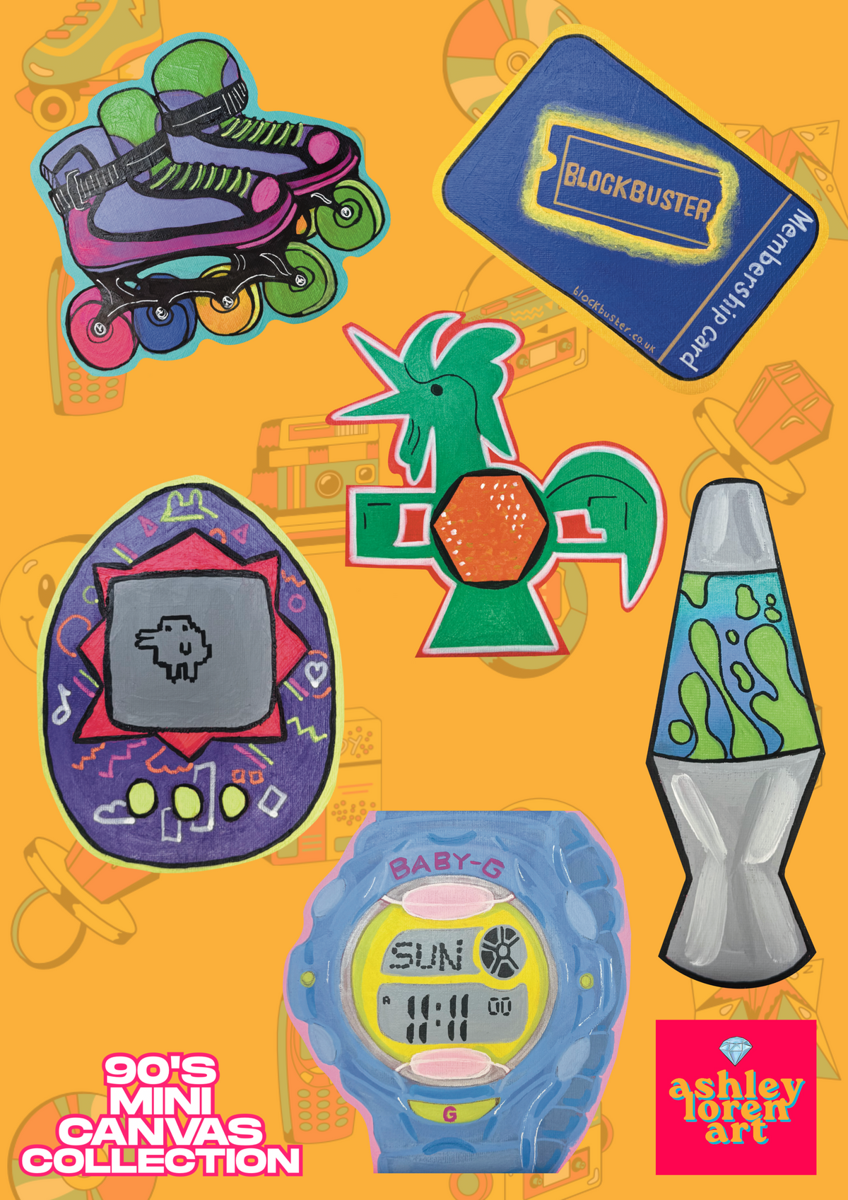 90's Sticker Sheet 2